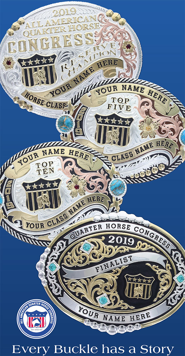 2019 All American Quarter Horse Congress Montana Silversmiths