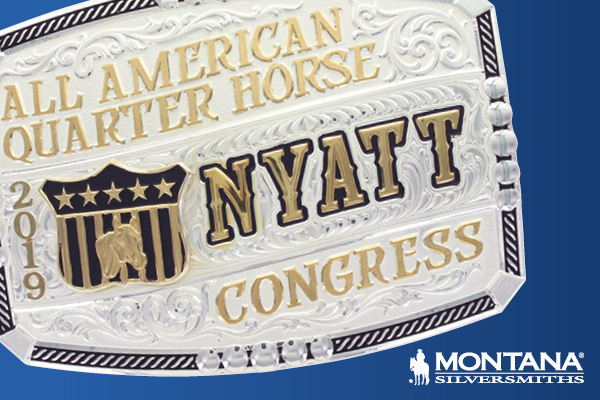 2019 NYATT AQHA Congress Buckle 2019 NYATT AQHA Congress Buckle