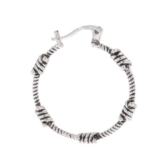 barbed wire earrings