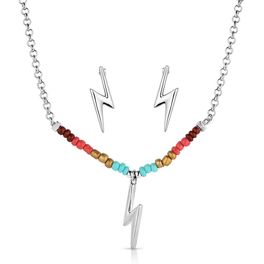 Colorstruck Lightning Beaded Jewelry Set