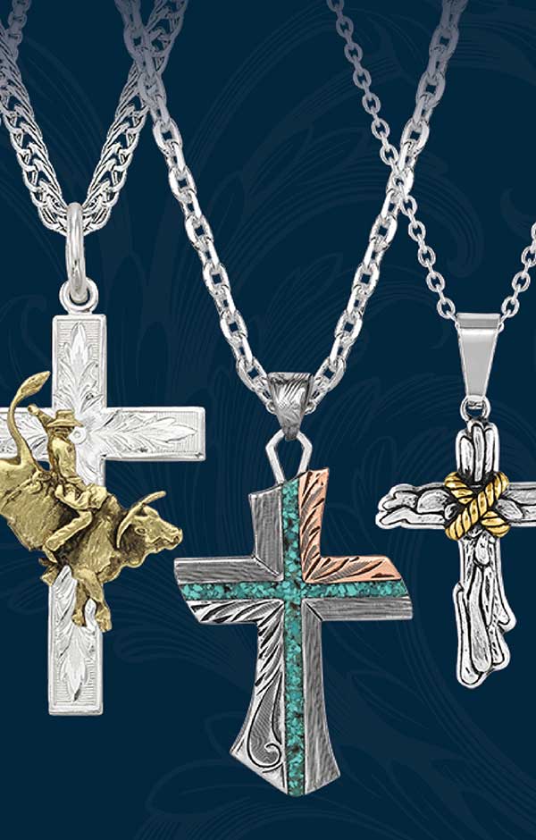 Mens Cross Necklaces | Montana Silversmiths