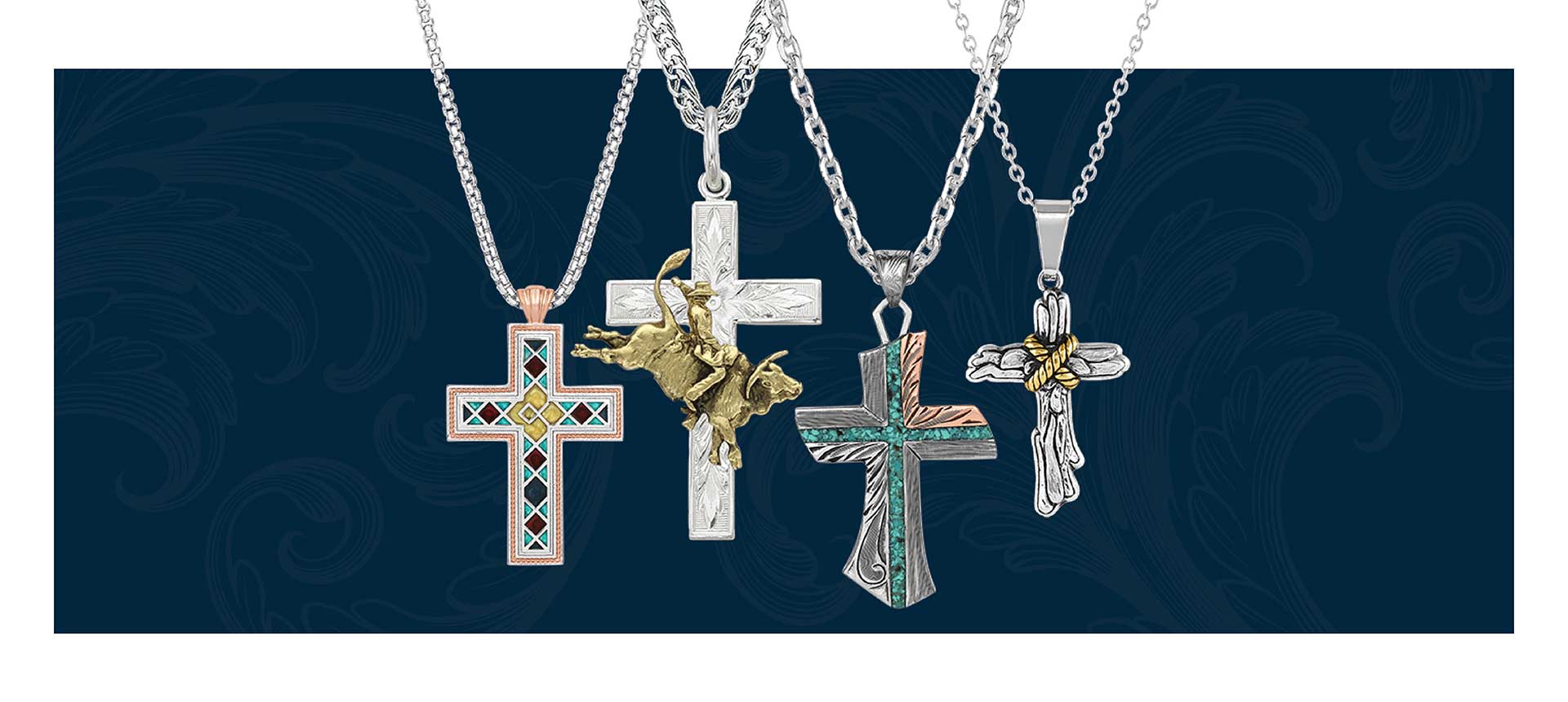 Mens Cross Necklaces | Montana Silversmiths